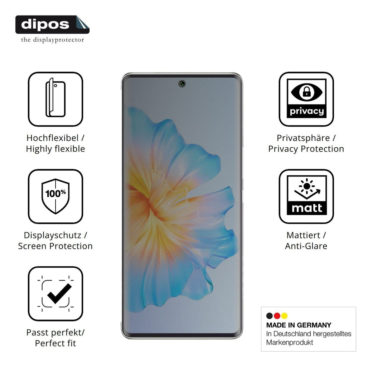 Full Cover Privacy Blickschutzfolie für FOSSiBOT S (5)