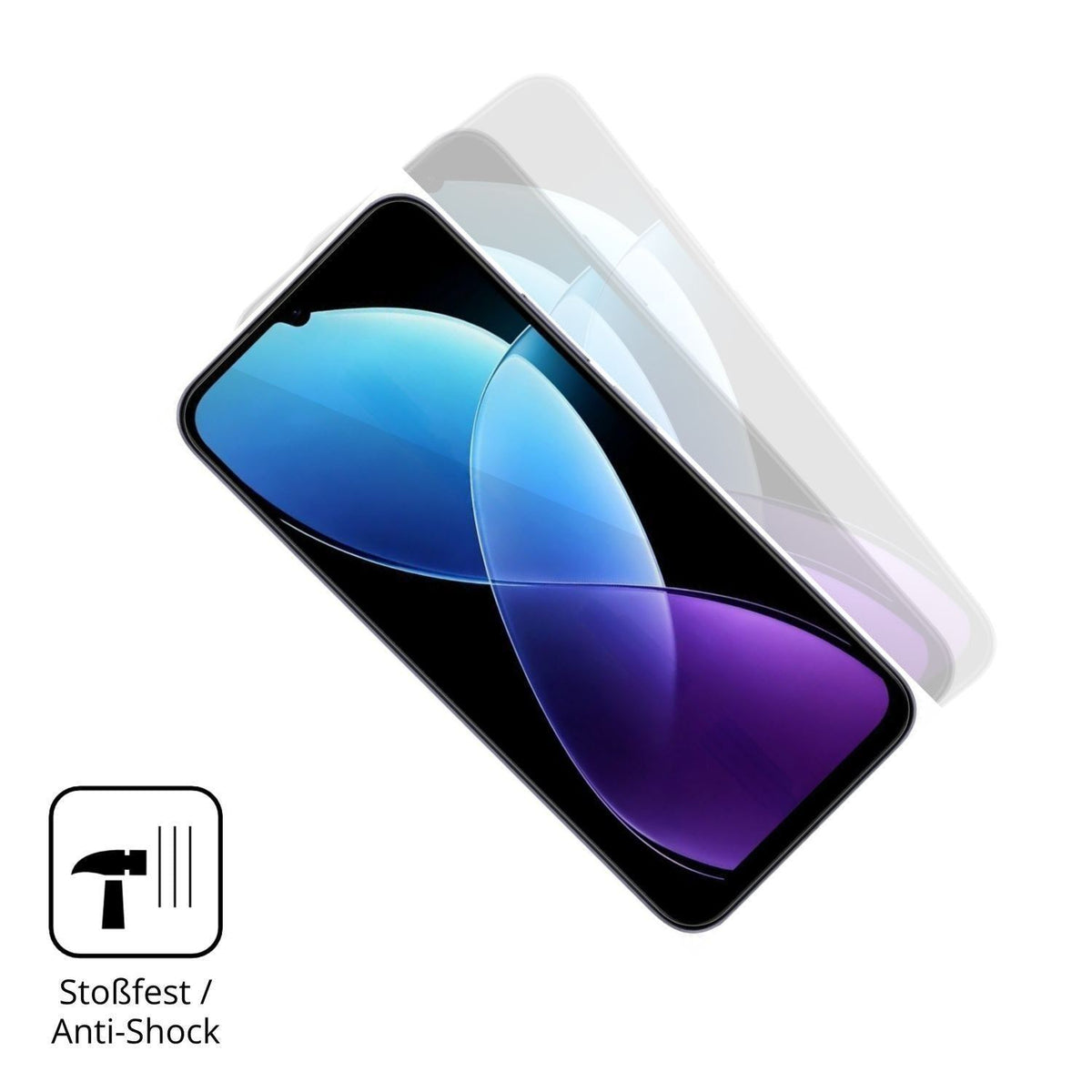 2x 3D Full Cover Schutzfolie für Redmi R70m 5G (4)
