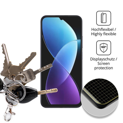 2x Full Cover Schutzfolie matt für Redmi R70m 5G (3)