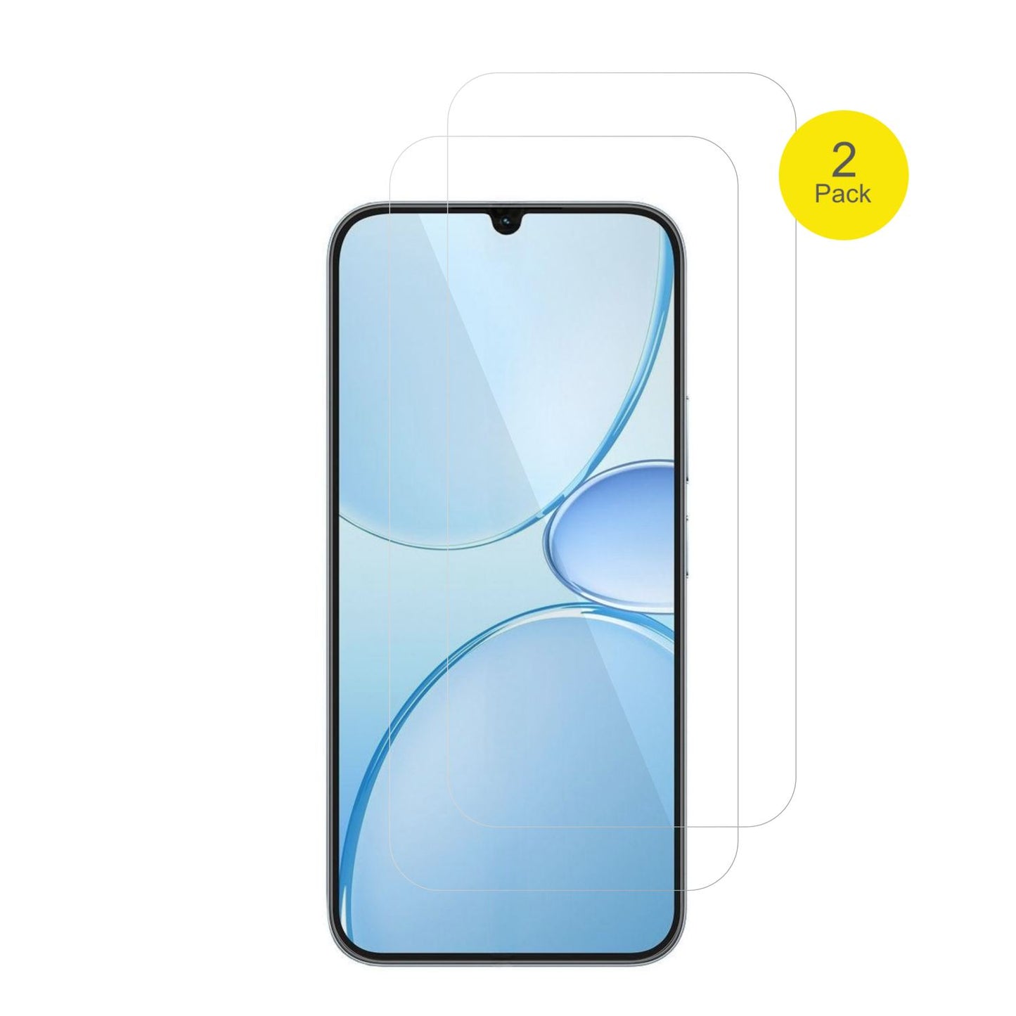2x 3D Full Cover Schutzfolie für Realme Narzo 100  (2)