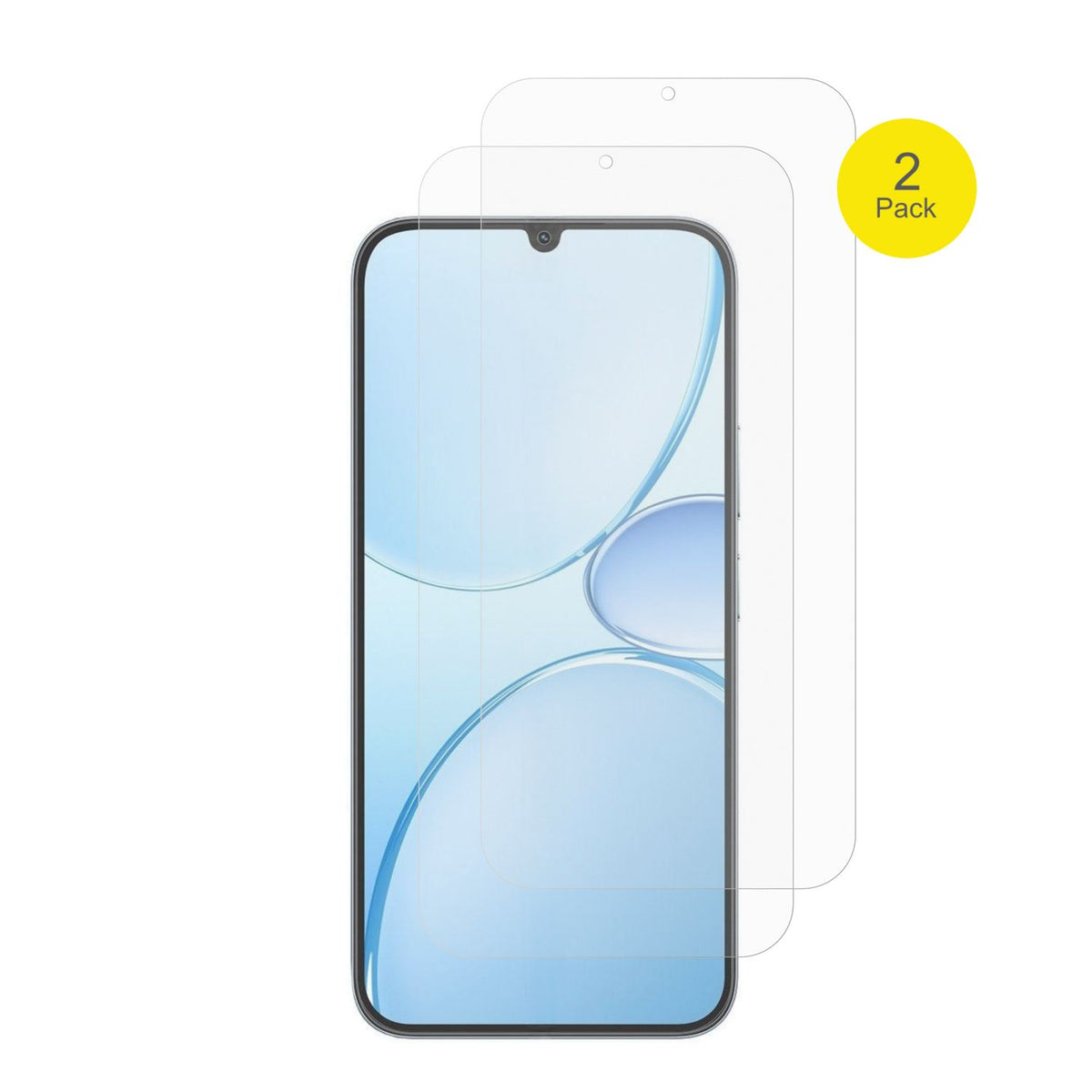 2x Full Cover Schutzfolie matt für Realme Narzo 10 (2)