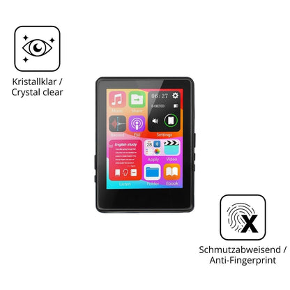 2x 9H Schutzfolie für Taichaeu D6 MP3-Player Panze (5)