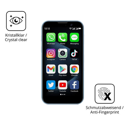 2x 9H Schutzfolie für BLKE S 18 Pro Mini-Smartphon (5)