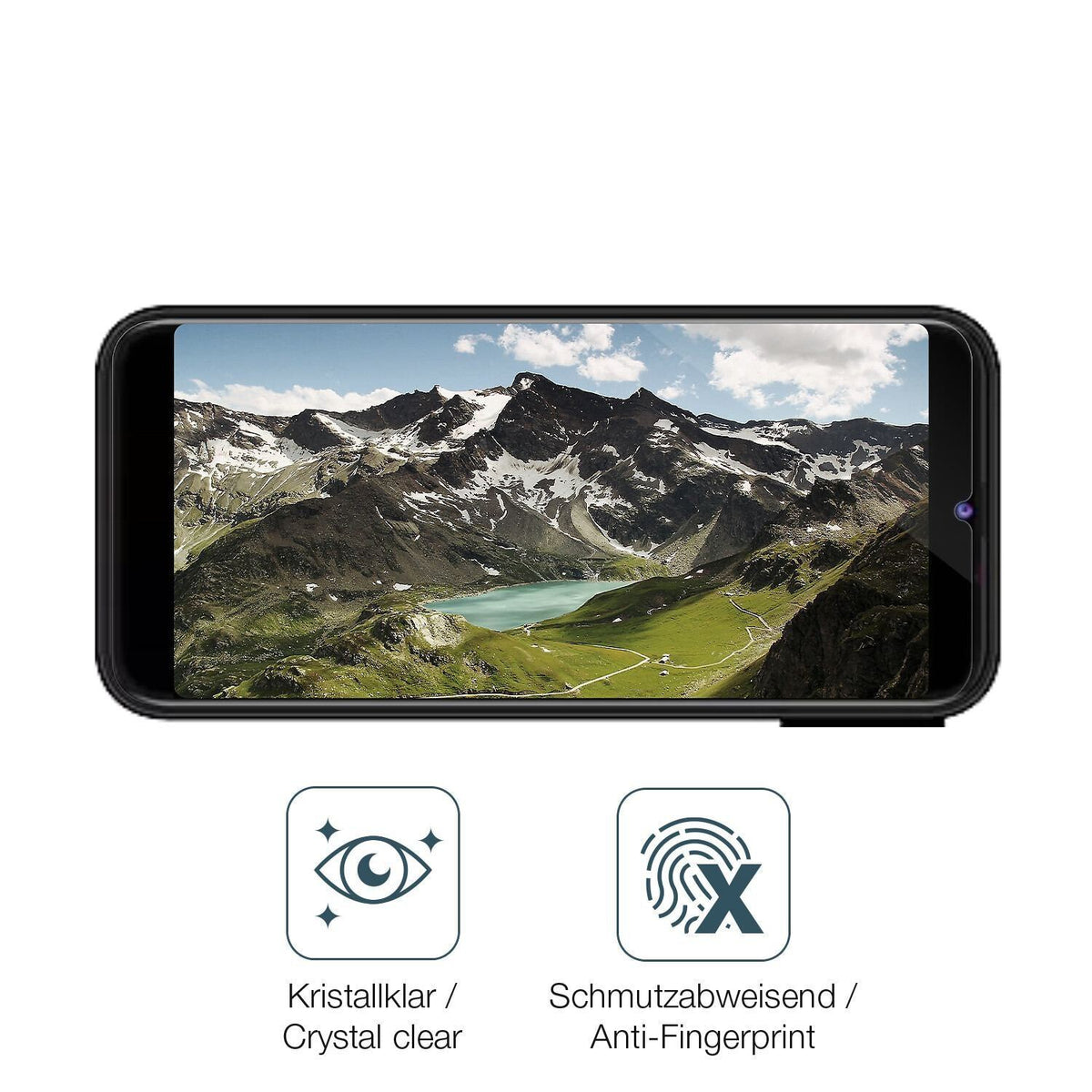 2x 9H Schutzfolie für Krip K57 Panzerfolie (5)