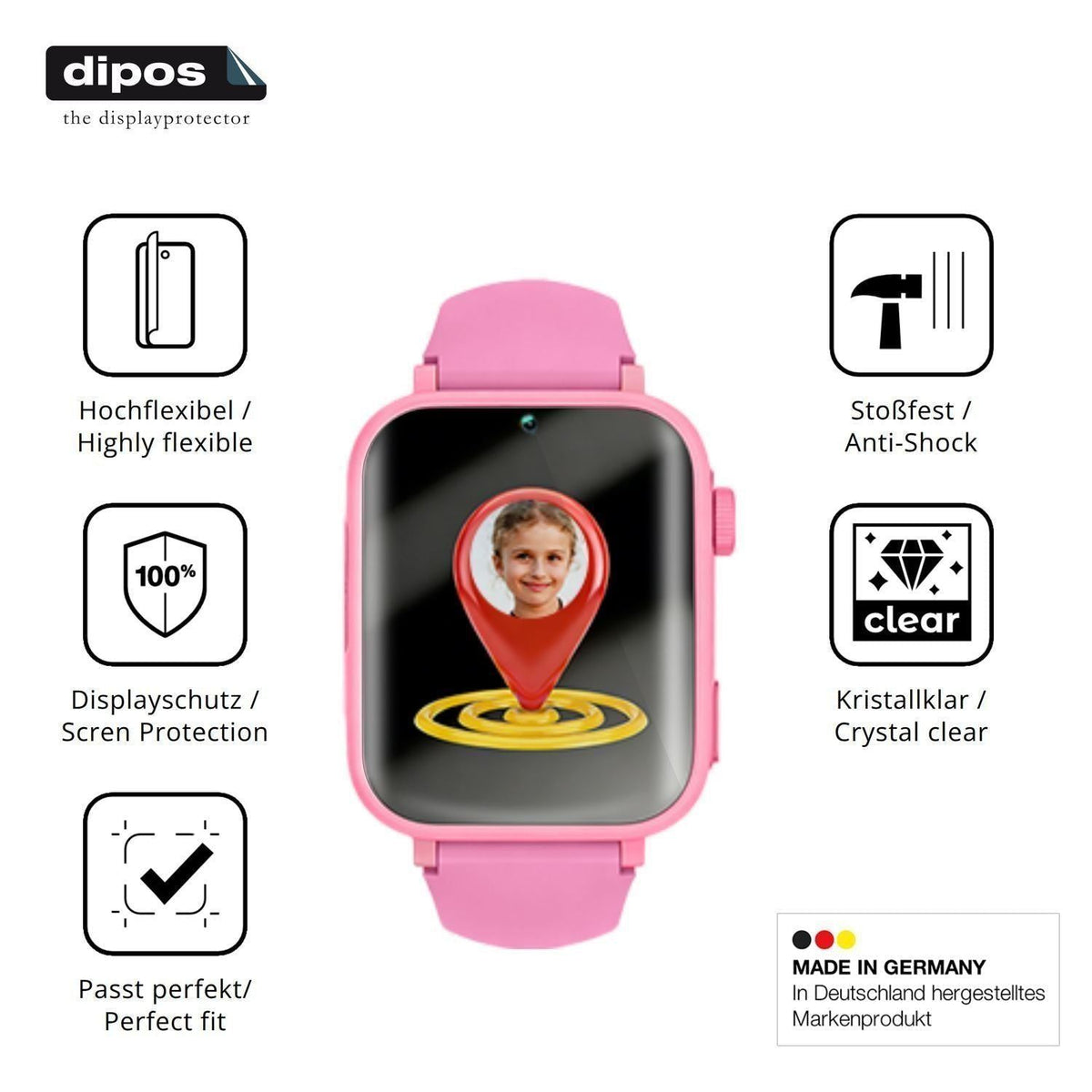 2x 3D Full Cover Schutzfolie für JHLGRE Kids Smart (7)