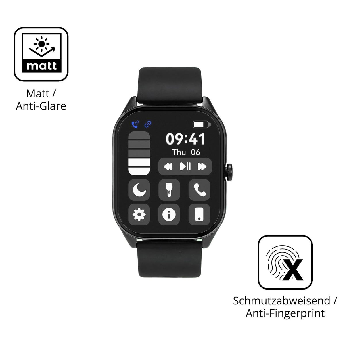 6x Schutzfolie matt für Rainpal T13 Display-Schutz (5)