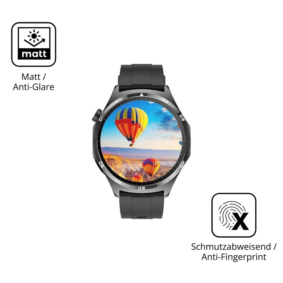 6x Schutzfolie matt für Kuisoe Alpha Pro Display-S (5)