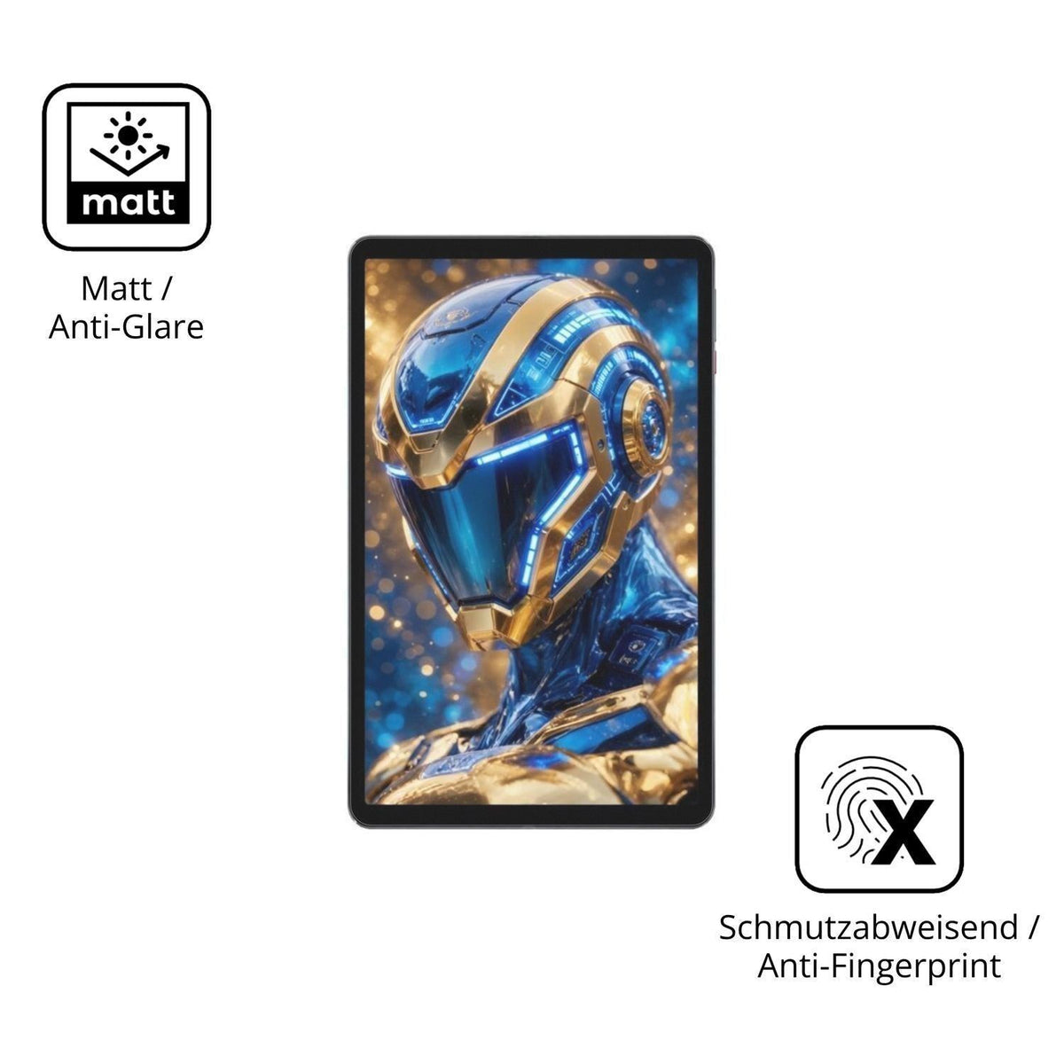 2x Schutzfolie matt für Headwolf Titan 1 Display-S (5)
