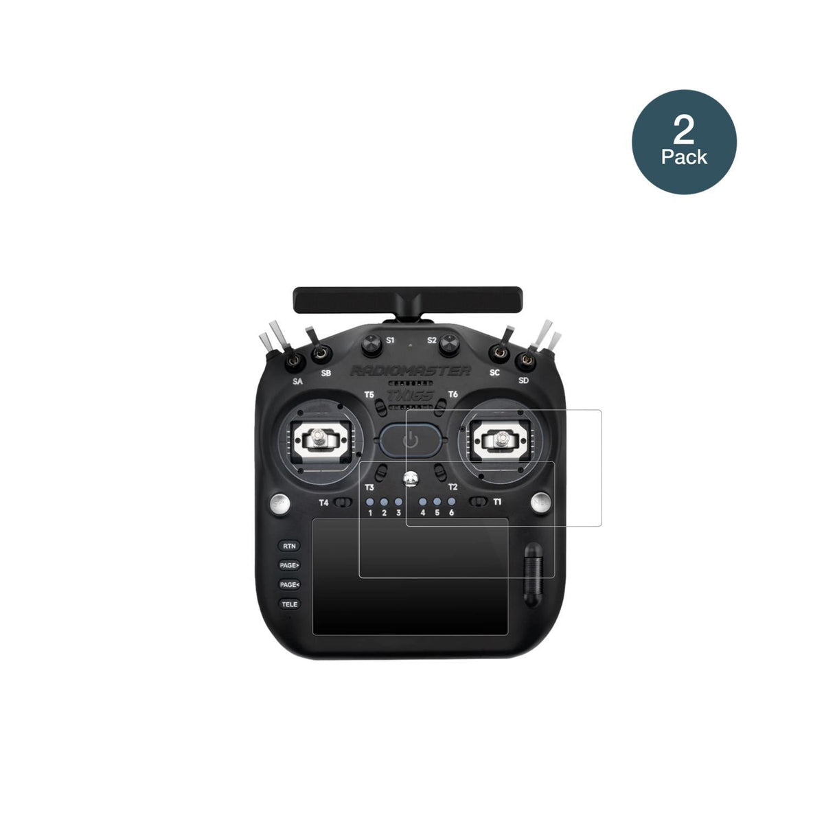 2x 9H Schutzfolie für Radiomaster TX16S MK3 Panzer (2)