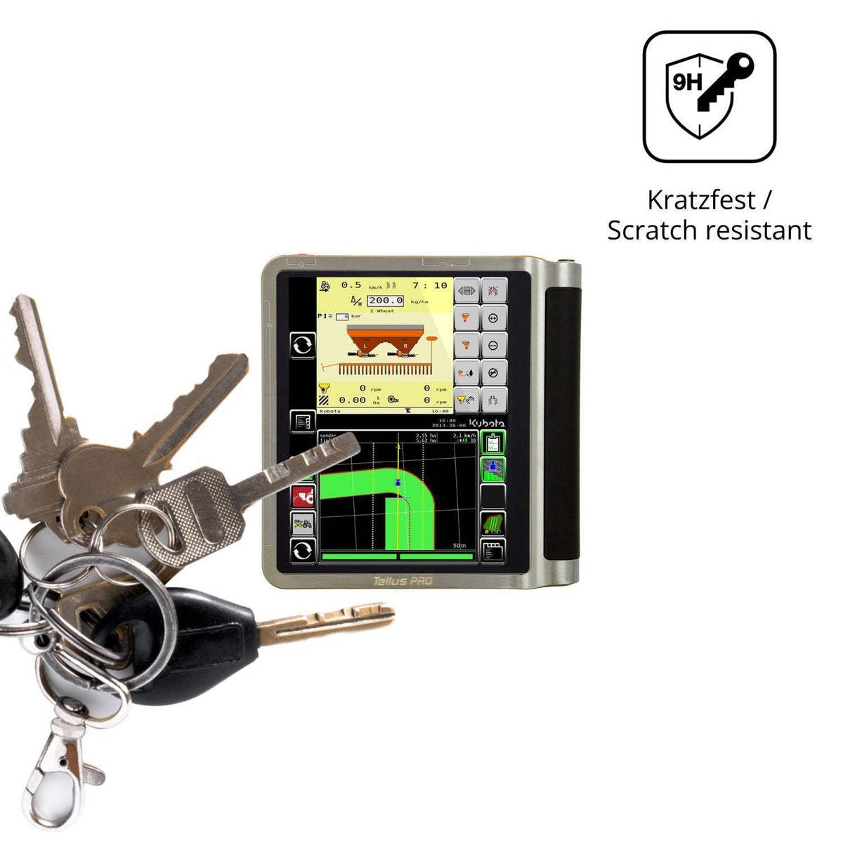 2x 9H Schutzfolie für Kverneland IsoMatch Tellus P (3)
