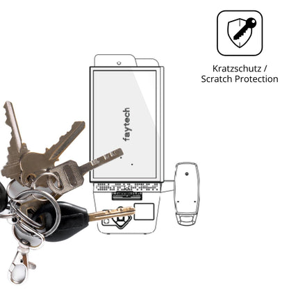 2x Schutzfolie klar für Pyramid Computer POLYTOUCH (4)