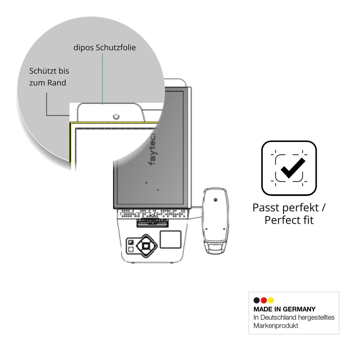 Blickschutzfolie für Pyramid Computer POLYTOUCH PI (4)