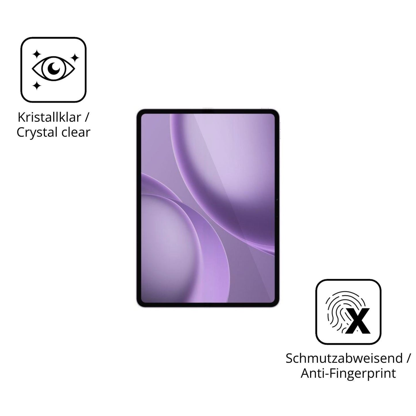 2x 9H Schutzfolie für Oppo Pad 5 Pro Panzerfolie (5)