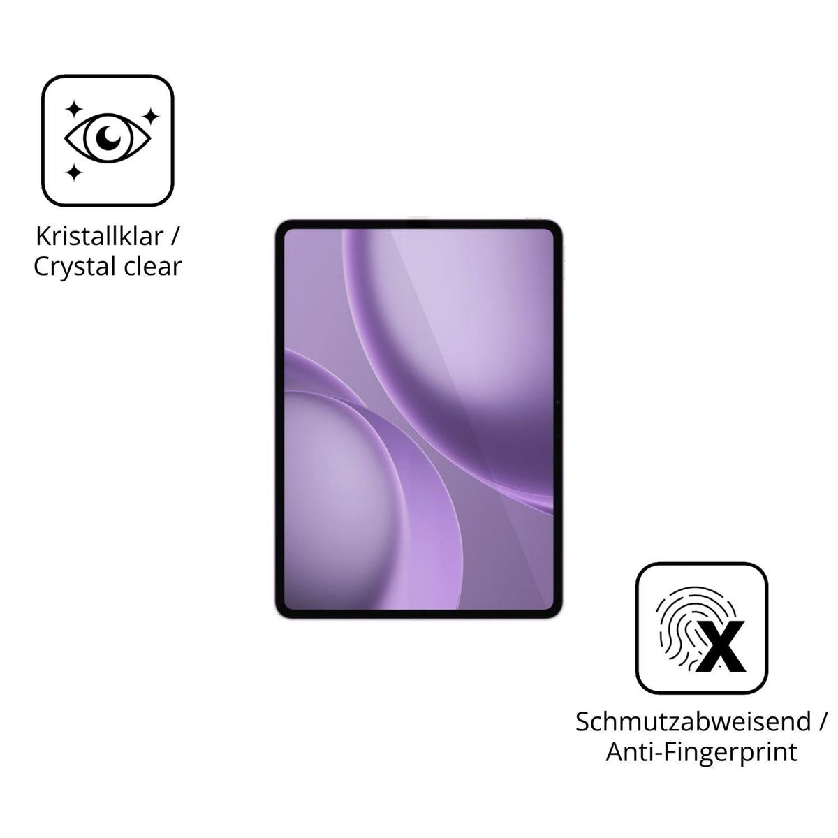 2x 9H Schutzfolie für Oppo Pad 5 Pro Panzerfolie (5)