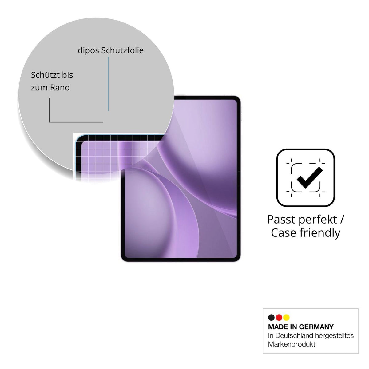 2x 9H Schutzfolie für Oppo Pad 5 Pro Panzerfolie (6)