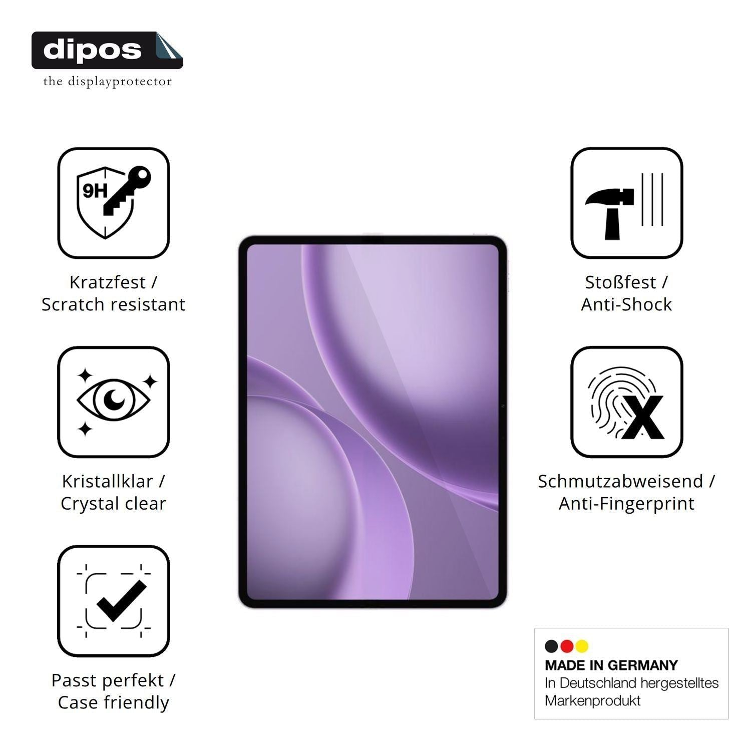 2x 9H Schutzfolie für Oppo Pad 5 Pro Panzerfolie (7)