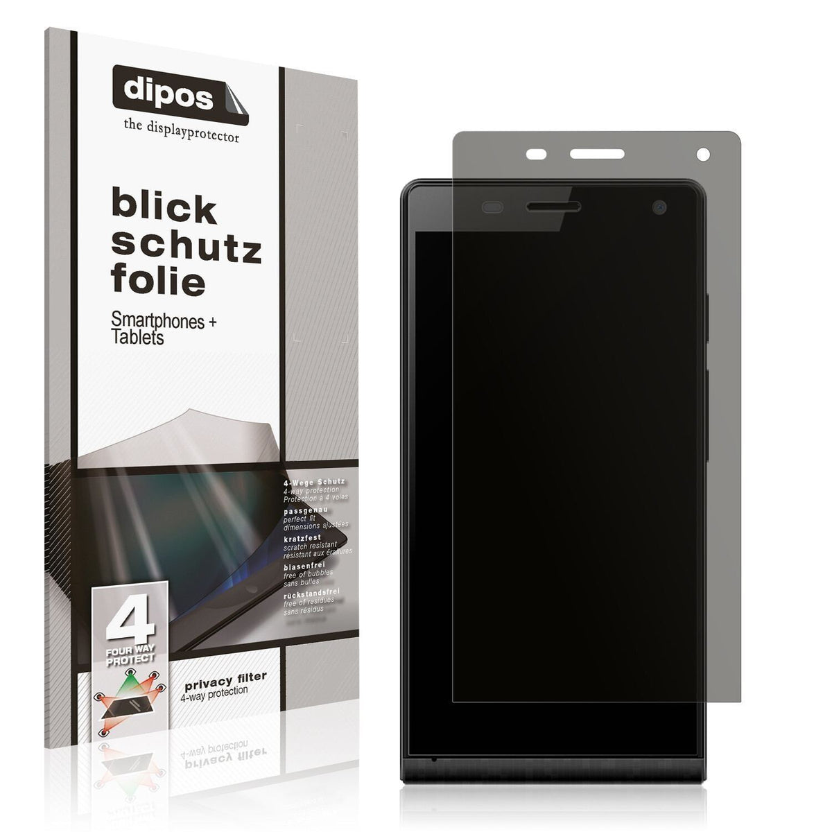 Blickschutzfolie für Highscreen Verge matt Schutzf (1)
