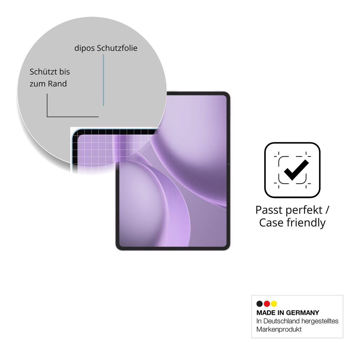 2x 9H Schutzfolie matt für Oppo Pad 5 Pro Panzerfo (6)