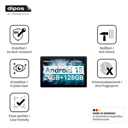 2x 9H Schutzfolie für Laptok A7 Panzerfolie (7)