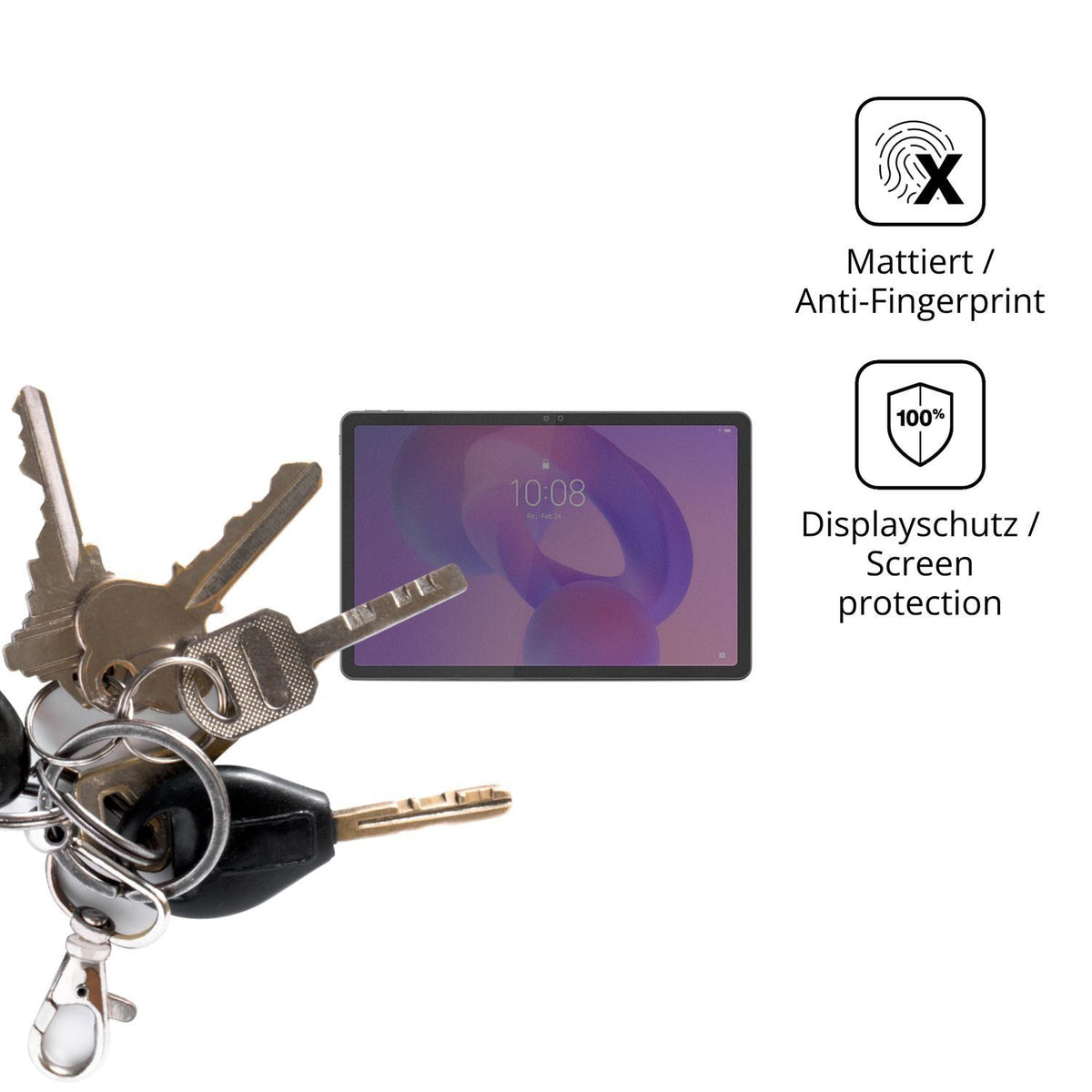 Blickschutzfolie für Lenovo Idea Tab 11 Zoll matt  (3)