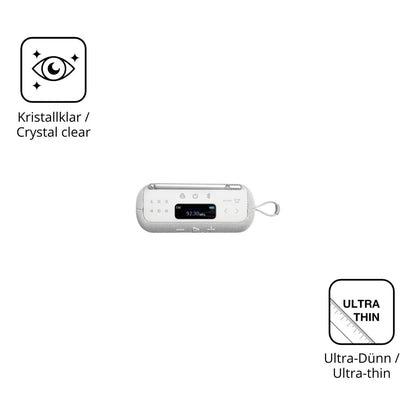 2x Schutzfolie klar für JBL Tuner 3 Display-Schutz (5)