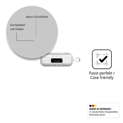 2x Schutzfolie klar für JBL Tuner 3 Display-Schutz (6)