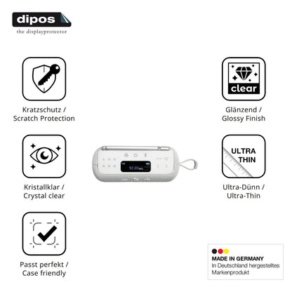 2x Schutzfolie klar für JBL Tuner 3 Display-Schutz (7)