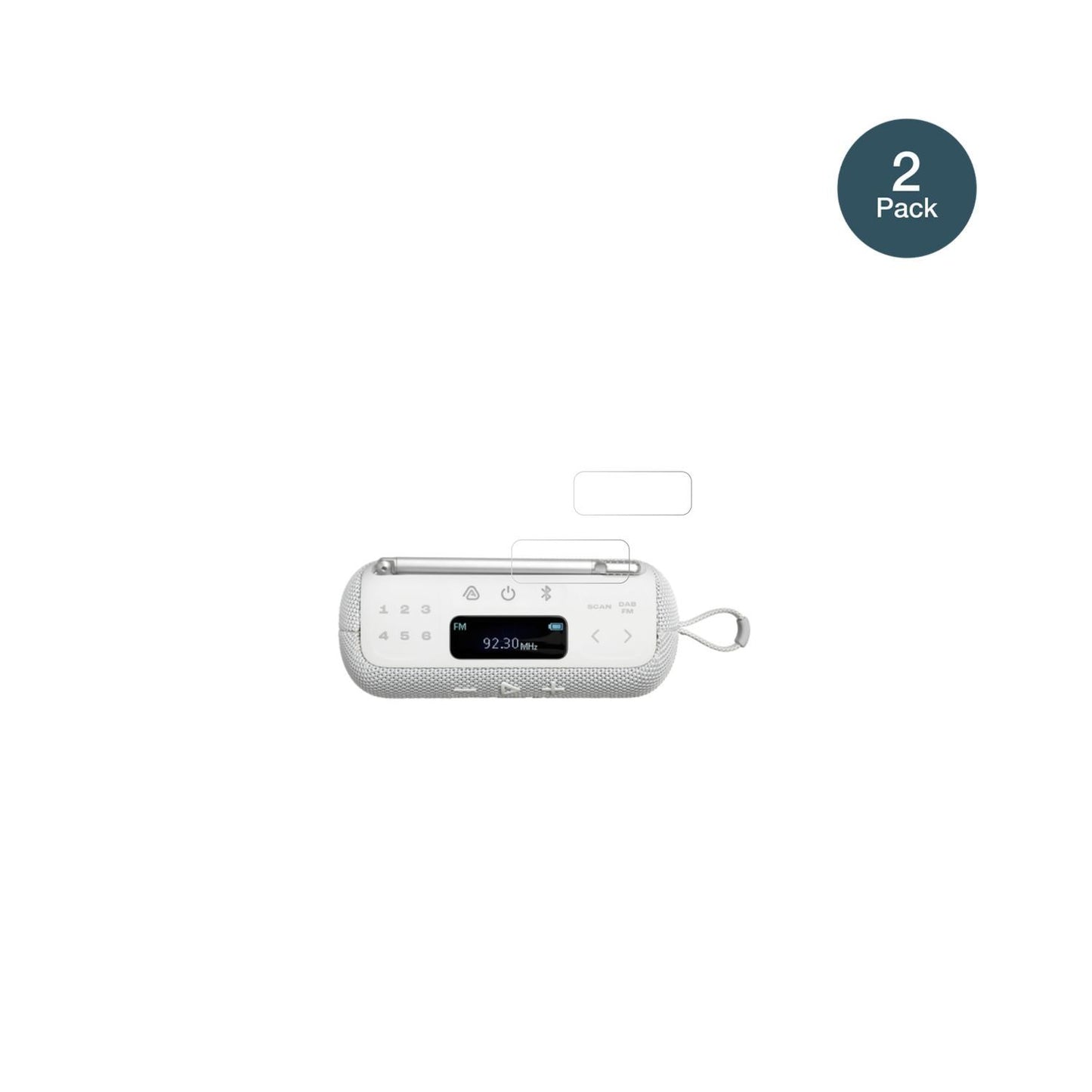 2x 9H Schutzfolie für JBL Tuner 3 Panzerfolie (2)