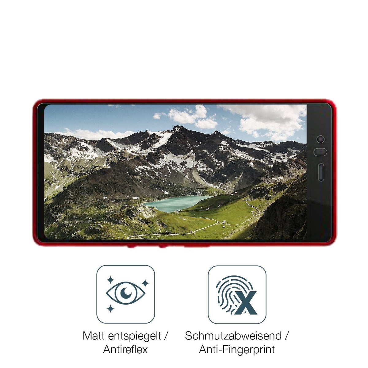 2x 9H Schutzfolie matt für Fujitsu Arrows M04 Panz (5)