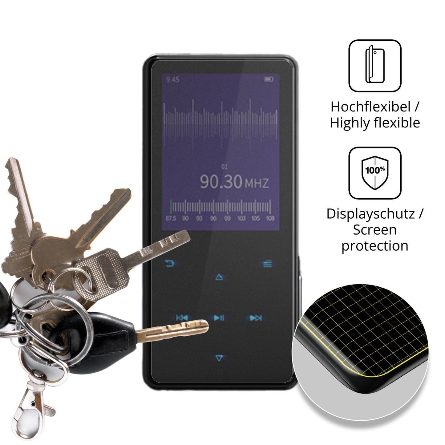 Full Cover Privacy Blickschutzfolie für ODEJOI D16 (3)