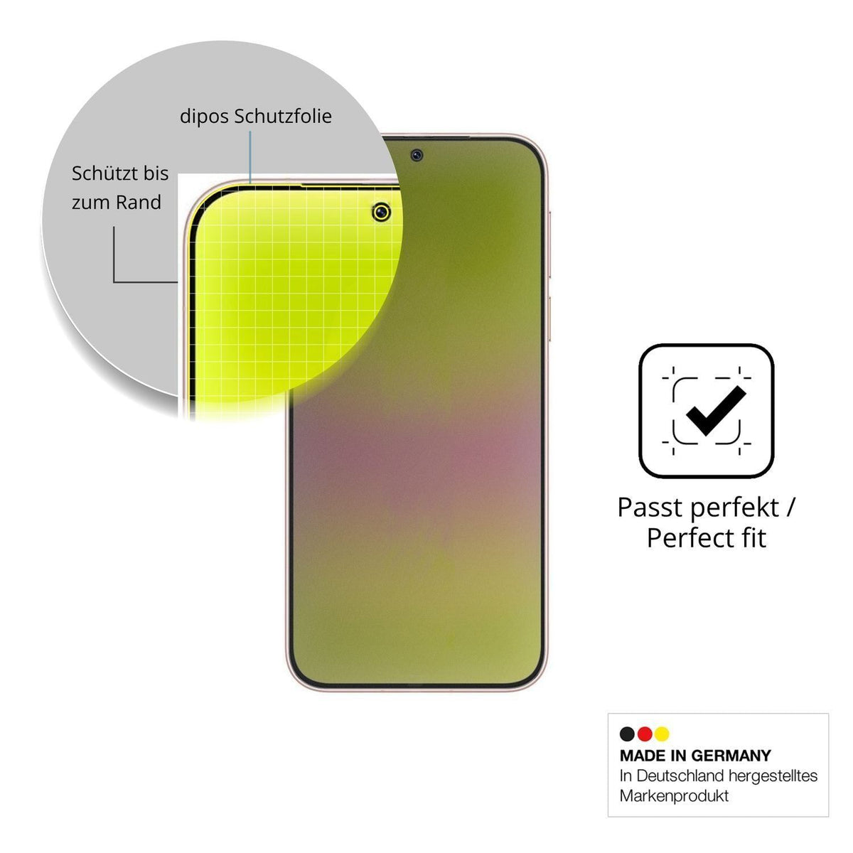 Blickschutzfolie für Huawei Pura 90 Pro matt Schut (4)