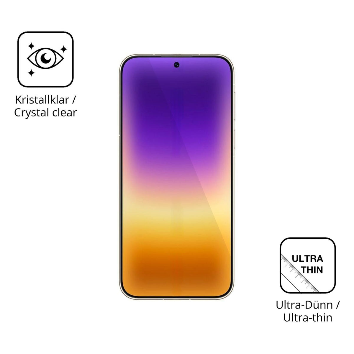 4x Schutzfolie klar für Huawei Pura 90 Pro Max Dis (5)