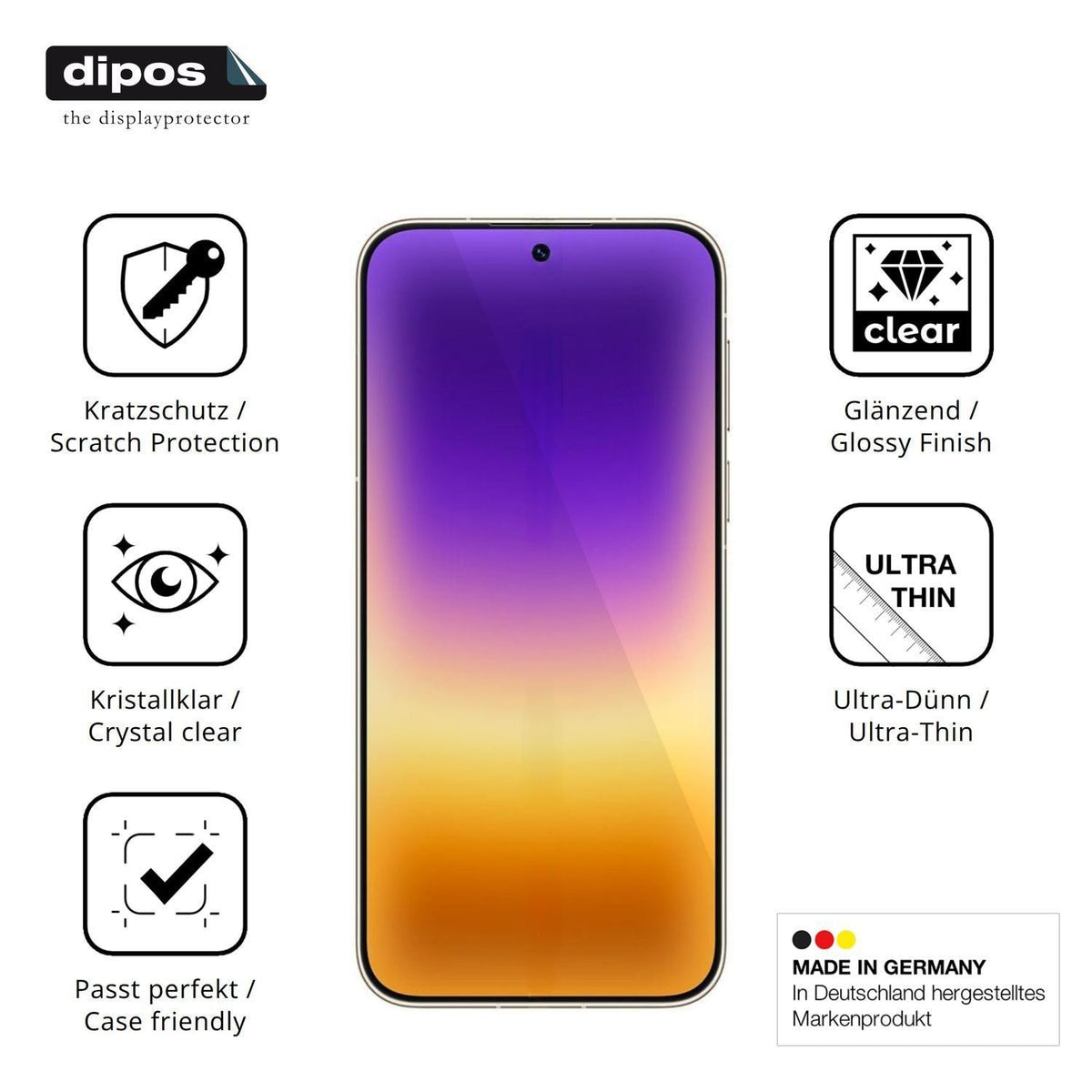4x Schutzfolie klar für Huawei Pura 90 Pro Max Dis (7)