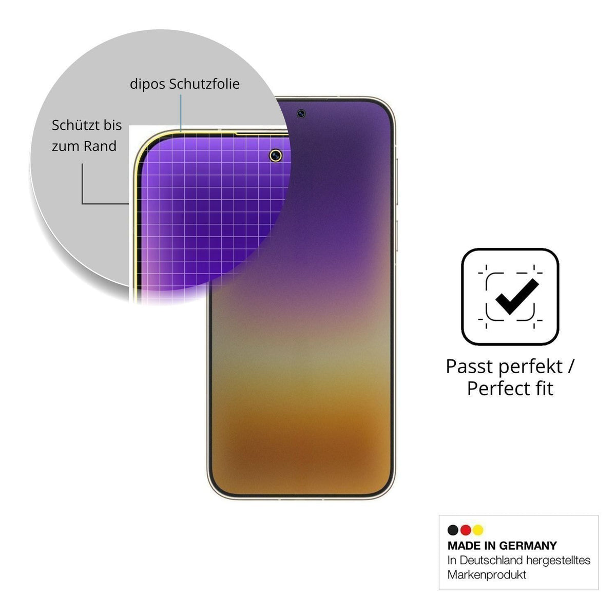 Blickschutzfolie für Huawei Pura 90 Pro Max matt S (4)