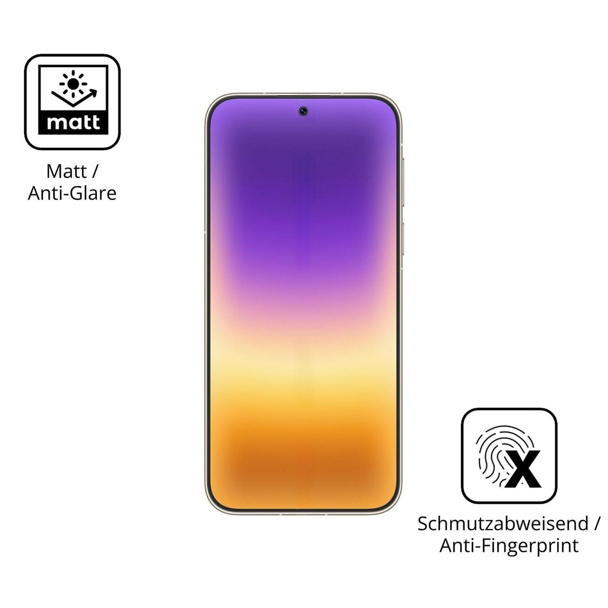 2x 9H Schutzfolie matt für Huawei Pura 90 Pro Max  (5)