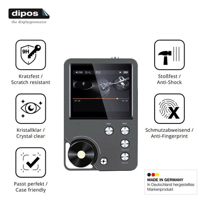 2x 9H Schutzfolie für Ouitble Hi Res MP3-Player Pa (7)