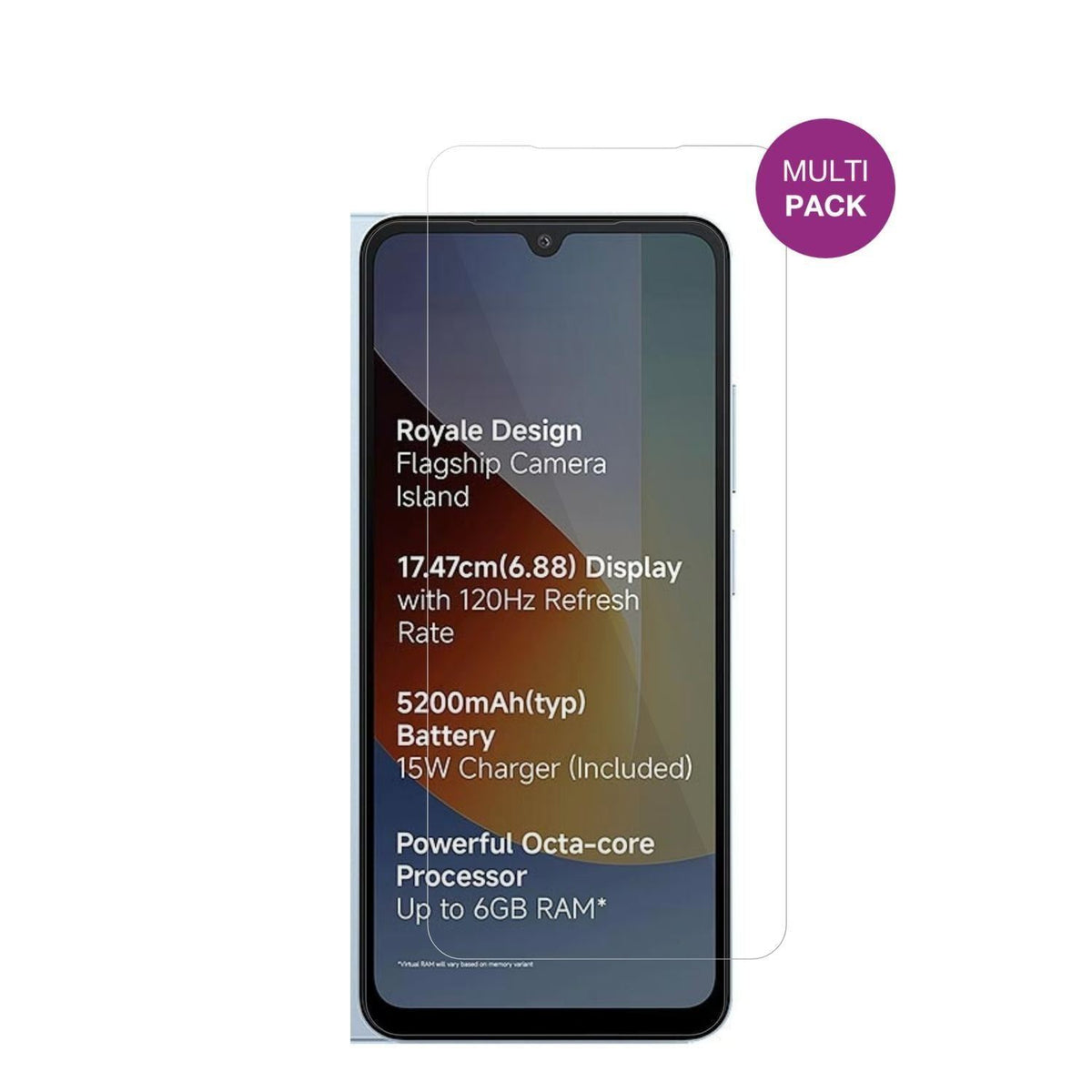 4x Schutzfolie klar für Xiaomi Poco C81x Display-S (2)