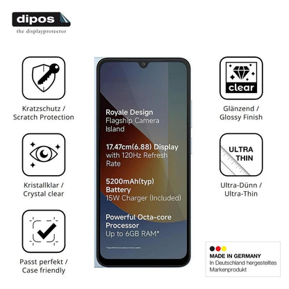 4x Schutzfolie klar für Xiaomi Poco C81x Display-S (7)