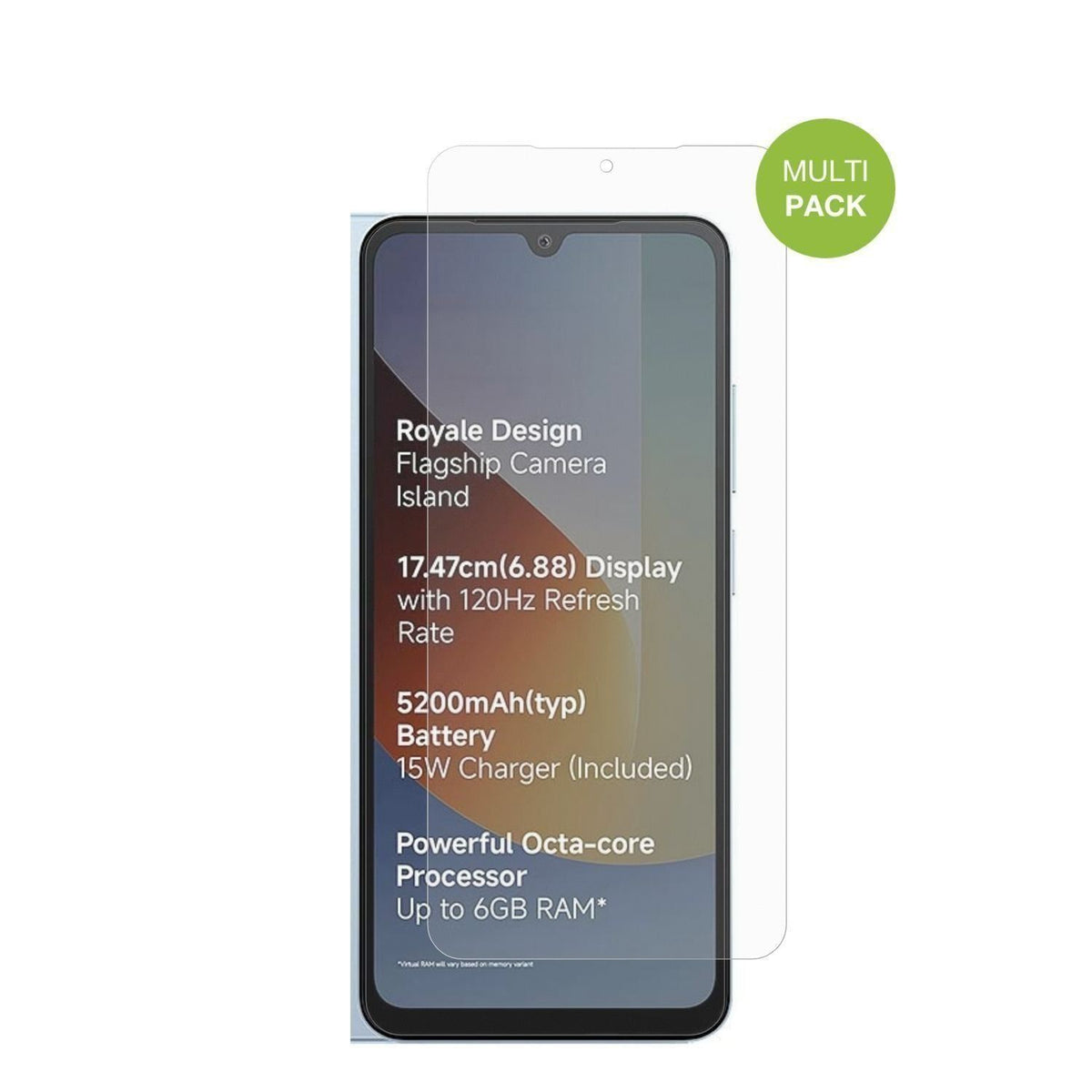 4x Schutzfolie matt für Xiaomi Poco C81x Display-S (2)