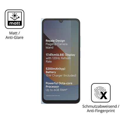 4x Schutzfolie matt für Xiaomi Poco C81x Display-S (5)