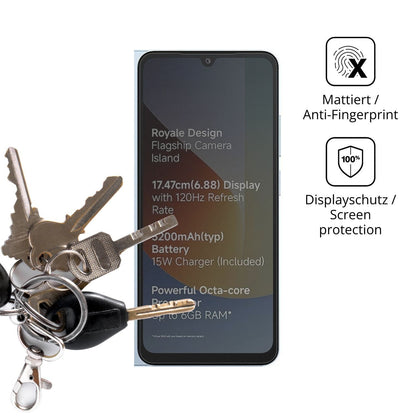 Blickschutzfolie für Xiaomi Poco C81x matt Schutzf (3)