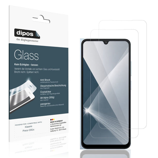 2x 9H Schutzfolie für Xiaomi Poco C81x Panzerfolie (1)