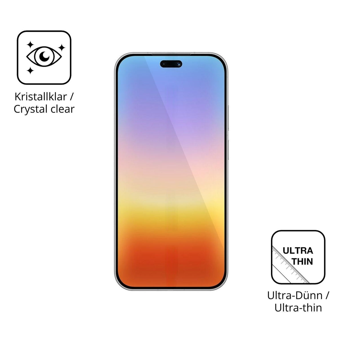 4x Schutzfolie klar für Huawei Pura 90 Display-Sch (5)