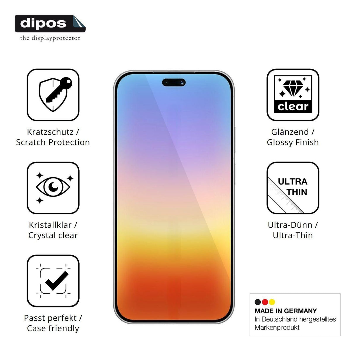 4x Schutzfolie klar für Huawei Pura 90 Display-Sch (7)