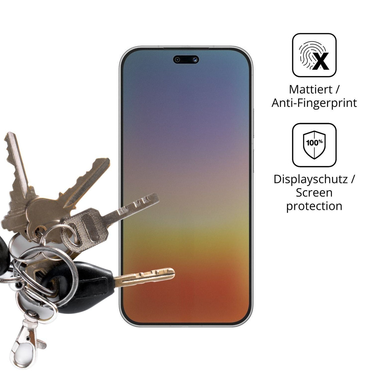 Blickschutzfolie für Huawei Pura 90 matt Schutzfol (3)
