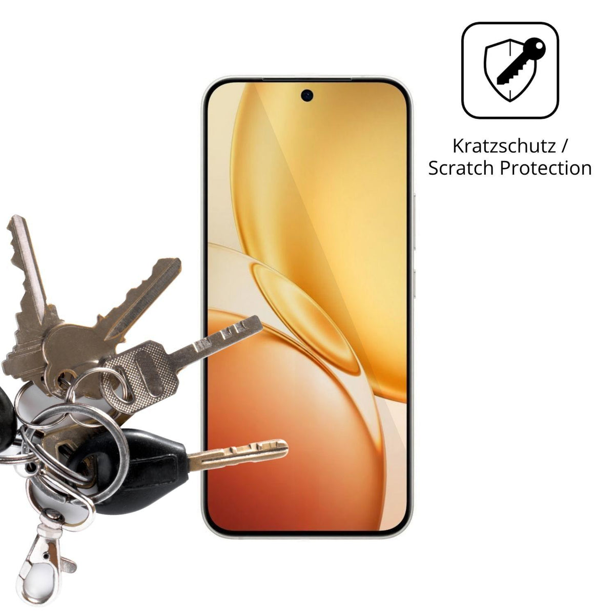 4x Schutzfolie klar für Vivo Y600 Pro Display-Schu (4)