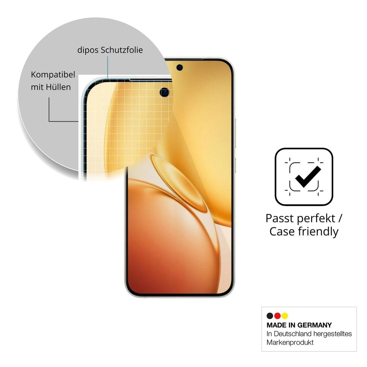 4x Schutzfolie klar für Vivo Y600 Pro Display-Schu (6)