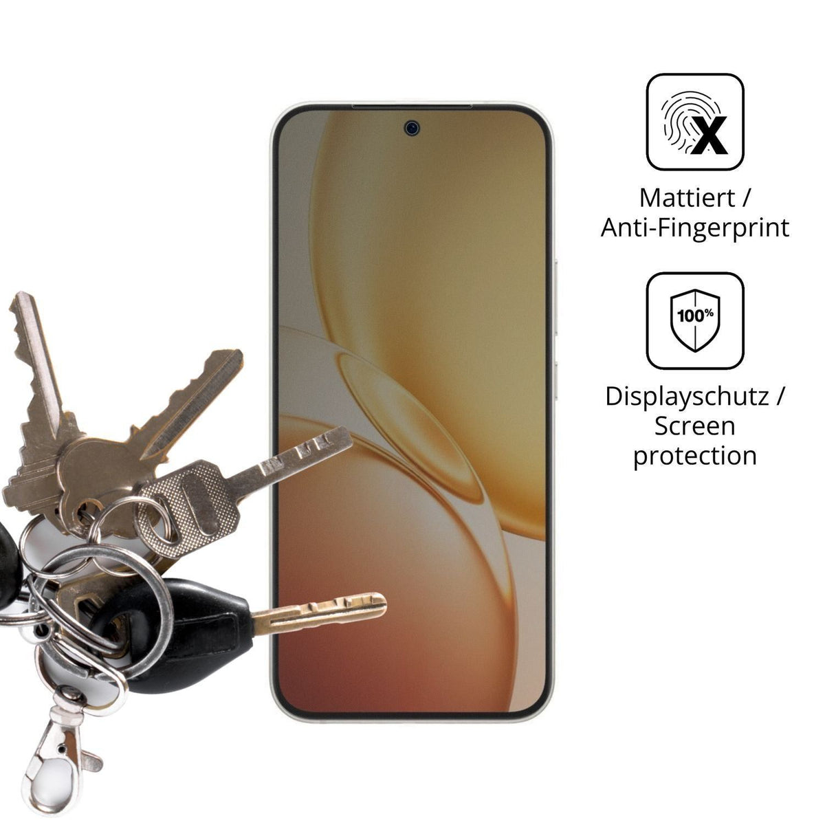 Blickschutzfolie für Vivo Y600 Pro matt Schutzfoli (3)
