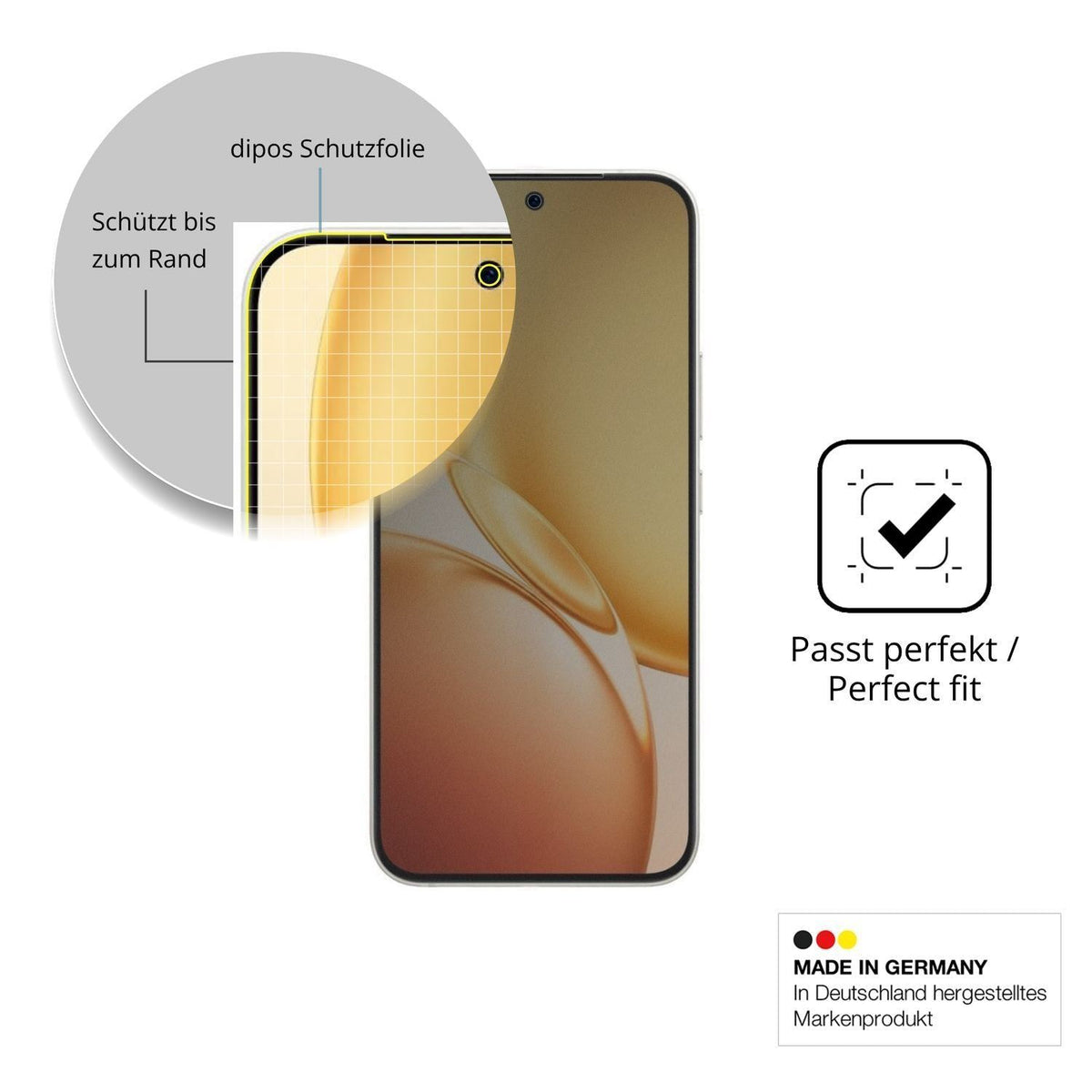 Blickschutzfolie für Vivo Y600 Pro matt Schutzfoli (4)