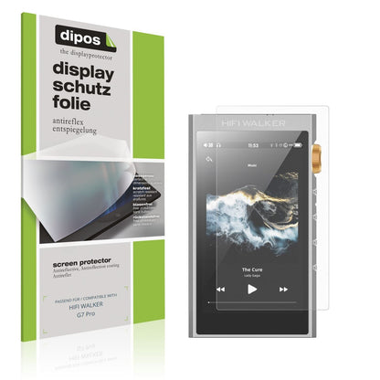4x Schutzfolie matt für HIFI WALKER G7 Pro Display (1)
